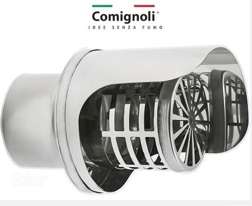 Comignolo terminale parete - terminale, a
