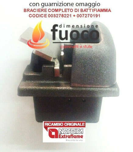 Braciere con battifiamma - battifiamma, stufa
